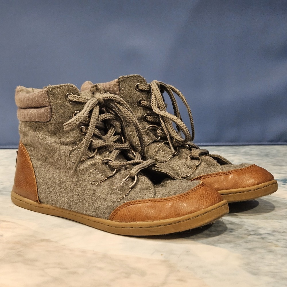 Rocket‎ Dog Helaine High Top Sneakers Women's 7.5M Gray Fabric Lace Up